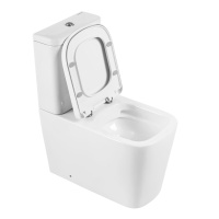 Унитаз-компакт безободковый BelBagno ALBANO BB120CPR/BB120SC - Gidratop.ru изображение