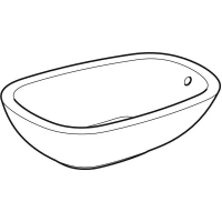 Раковина Geberit Citterio 500.543.01.1, 56 х 40 см, с донным клапаном, белая - Gidratop.ru изображение