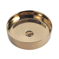 Раковина накладная ABBER Bequem AC2109GG золото - Gidratop.ru изображение