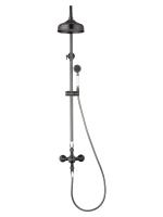 Душевая система с термостатом WONZON & WOGHAND RETRO, Темный графит (WW-B3041-BGG) - Gidratop.ru изображение