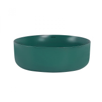 Раковина накладная ABBER Bequem AC2108MBG темно-зеленая матовая - Gidratop.ru изображение