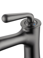 Смеситель для раковины WONZON & WOGHAND STEAM, Темный графит (WW-88139008-BGM) - Gidratop.ru изображение