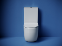 Напольный пристенный унитаз Metropol смыв Торнадо белый CN4001T - Gidratop.ru изображение