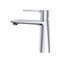 LUX-LS-01-W0 Смеситель для раковины однорычажный, без донного клапана, хром - Gidratop.ru изображение