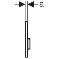 Клавиша Geberit Sigma Type 50 116.016.SE.5, стекло зеленое - Gidratop.ru изображение