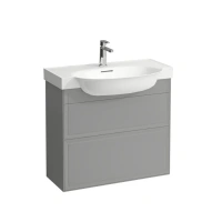Тумба под раковину Laufen New Classic 77.5 х 31.5 х 67.5 см, 4.0604.2.085.627.1, подвесная, серый - Gidratop.ru изображение