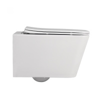 Унитаз ABBER Rechteck AC1201 подвесной белый, безободковый - Gidratop.ru изображение