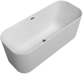 Квариловая ванна Villeroy&Boch Finion 170 x 70 см UBQ177FIN7A100V401, фурнитура хром