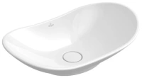 Раковина Villeroy&Boch My Nature Plus 411060R1, 61 х 36 см, Альпийский белый CeramicPlus, на столшеницу - Gidratop.ru изображение