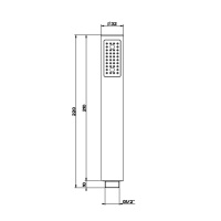 Gessi Emporio shower душевая лейка с защитой от известкового налёта, цвет: Finox Brushed Nickel - Gidratop.ru изображение