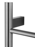 Полотенцесушитель электрический WONZON & WOGHAND BONN, Брашированный никель (WW-AL409-BR) - Gidratop.ru изображение