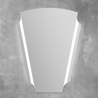 Зеркало со встроенной LED подсветкой, антизапотеванием 45020, 700х250х920 - Gidratop.ru изображение