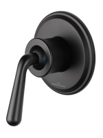 Смеситель с гигиеническим душем встраиваемый WONZON & WOGHAND STEAM, Черный матовый (WW- 88849008-MB) - Gidratop.ru изображение