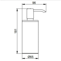 Дозатор жидкого мыла Keuco Plan 14952170100, алюминий - Gidratop.ru изображение