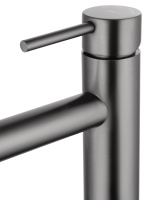 Смеситель для раковины высокий WONZON & WOGHAND, Темный графит (WW-H1064-BGG) - Gidratop.ru изображение