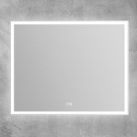 Зеркало с встроенным светильником, сенсорным выключателем и подогревом SPC-GRT-1000-800-LED-TCH-WARM, 12W, 220-240V, 1000x30x800 - Gidratop.ru изображение