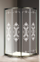 Душевой уголок CEZARES GIUBILEO-R-2-90-SCORREVOLE-CP-Br - Gidratop.ru изображение