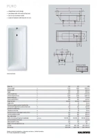 Стальная ванна Kaldewei Puro мод. 696, 190 х 90 х 42 см, easy-clean, 2596.0001.3001 - Gidratop.ru изображение