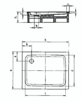 Поддон душевой Kaldewei Duschplan Mod. 418-2 90 x 100 x h16 cм, 4318.3500.0001 Anti-slip - Gidratop.ru изображение