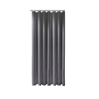 Штора для ванной Keuco Plan 14943000610, 140 х 180 см, антрацит/8 люверсов - Gidratop.ru изображение