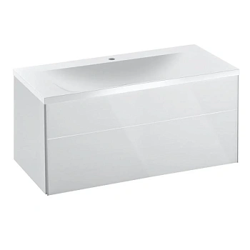 Тумба под раковину Keuco Royal Reflex 34070210000, 100 см, цвет белый глянцевый