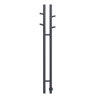 Полотенцесушитель электрический Vincea VTD-1D2GE 25х130, графит, таймер - Gidratop.ru изображение