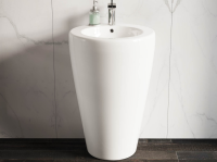 Умывальник-моноблок, 1 отверстие под смеситель - Gidratop.ru изображение