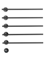 Полотенцесушитель электрический встраиваемый WONZON & WOGHAND DORTMUND, Темный графит (WW-A365-GM) - Gidratop.ru изображение