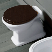 Унитаз напольный с выпуском в пол 38,5х58см, цвет: белый - Gidratop.ru изображение