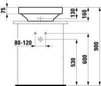 Раковина - чаша Laufen Palomba 1280.1.000.111.1 - Gidratop.ru изображение