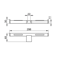 Держатель туалетной бумаги Keuco Plan 14963070003, двойной, нержавеющая сталь - Gidratop.ru изображение