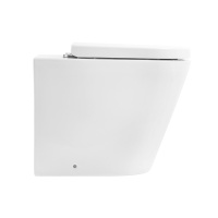 Унитаз приставной безободковый BelBagno FLAY-R BB1003CBR/BB865SC - Gidratop.ru изображение