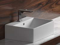 Умывальник чаша накладная прямоугольная Element 500x410x160мм - Gidratop.ru изображение