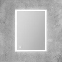 Зеркало с встроенным светильником и сенсорным выключателем SPC-GRT-650-800-LED-TCH, 12W, 220-240V, 650x30x800 - Gidratop.ru изображение