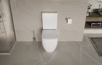 Унитаз-компакт Tornado Bien VT2-51T, белый, ультратонкое сиденье soft-close, P-trap - Gidratop.ru изображение