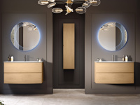 Зеркало со встроенной LED подсветкой 45053, Диаметр 80 см - Gidratop.ru изображение