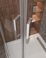 Душевой уголок CEZARES MOLVENO-R-2-100-C-Cr-IV - Gidratop.ru изображение