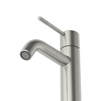 RELAX-LS1-IN Смеситель для раковины однорычажный с донным клапаном, сатин - Gidratop.ru изображение