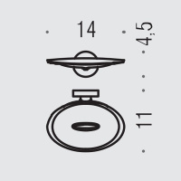 Colombo Plus Мыльница подвесная, цвет: хром - Gidratop.ru изображение