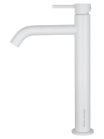 Смеситель для раковины высокий WONZON & WOGHAND, Белый матовый (WW-H1062-MW) - Gidratop.ru изображение
