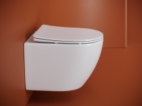 Подвесной унитаз CERAMICANOVA Uno смыв Торнадо 490x360x360 белый - Gidratop.ru изображение