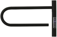 Полотенцесушитель электрический Vincea VTD-1P1BE 39x25, черный, таймер - Gidratop.ru изображение