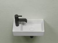 Умывальник подвесной прямоугольный (чаша справа, отверстие под смеситель слева) цвет белый матовый Element 407x217x100 - Gidratop.ru изображение