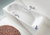Стальная ванна Kaldewei Saniform Plus Star мод. 337, 180 х 80 х 43 см, с отверстиями для ручек, anti-slip, 1337.3000.0001 - Gidratop.ru изображение