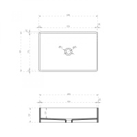 Раковина накладная прозрачная ABBER Kristall AT2803Onyx черная - Gidratop.ru изображение