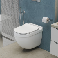 Унитаз подвесной безободковый BelBagno SENSO-TOR BB017CH-TOR/BB2034SC - Gidratop.ru изображение