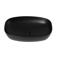 Раковина накладная ABBER Rechteck AC2206MB черная матовая - Gidratop.ru изображение