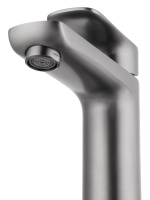 Смеситель для раковины WONZON & WOGHAND Line, Темный графит (WW-A40732-BGG) - Gidratop.ru изображение