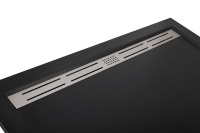 Поддон из искусственного мрамора CEZARES TRAY-AS-A-100-30-NERO - Gidratop.ru изображение