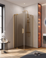 Душевой уголок CEZARES SLIDER-AH-1-90-70/80-BR-BORO - Gidratop.ru изображение